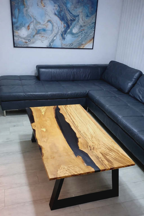 Custom Epoxy Resin Table / Handmade Wood River Table ( Made to Order )