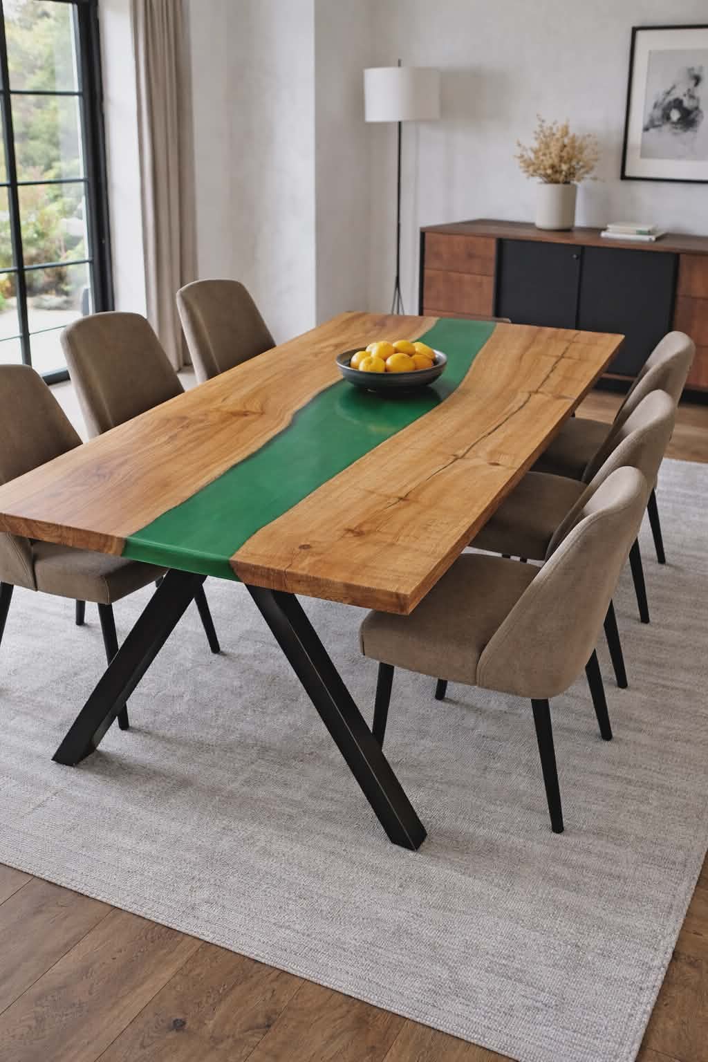 Custom Epoxy Resin Table / Handmade Wood River Table ( Made to Order )