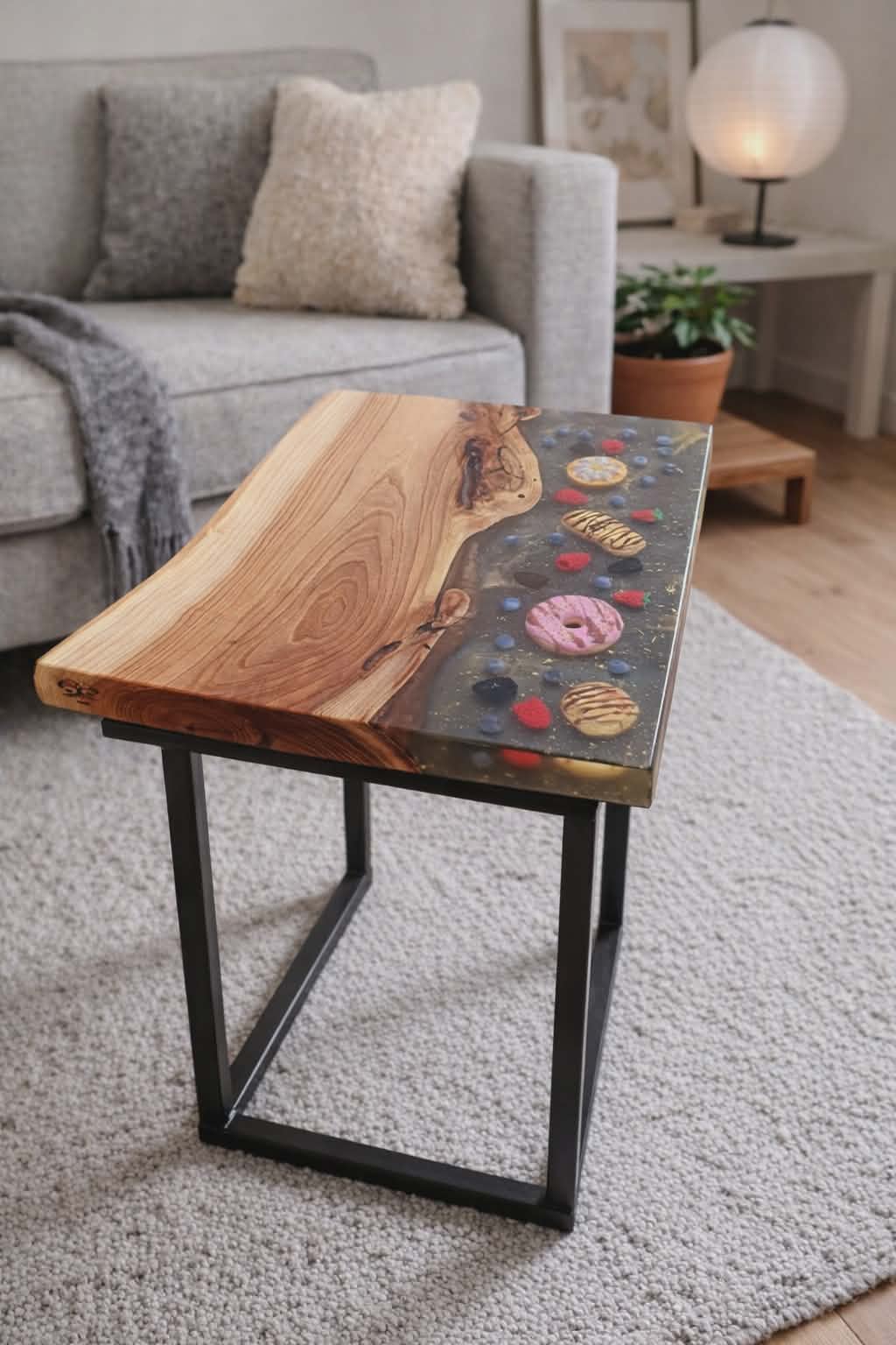 Custom Epoxy Resin Table / Handmade Wood River Table ( Made to Order )