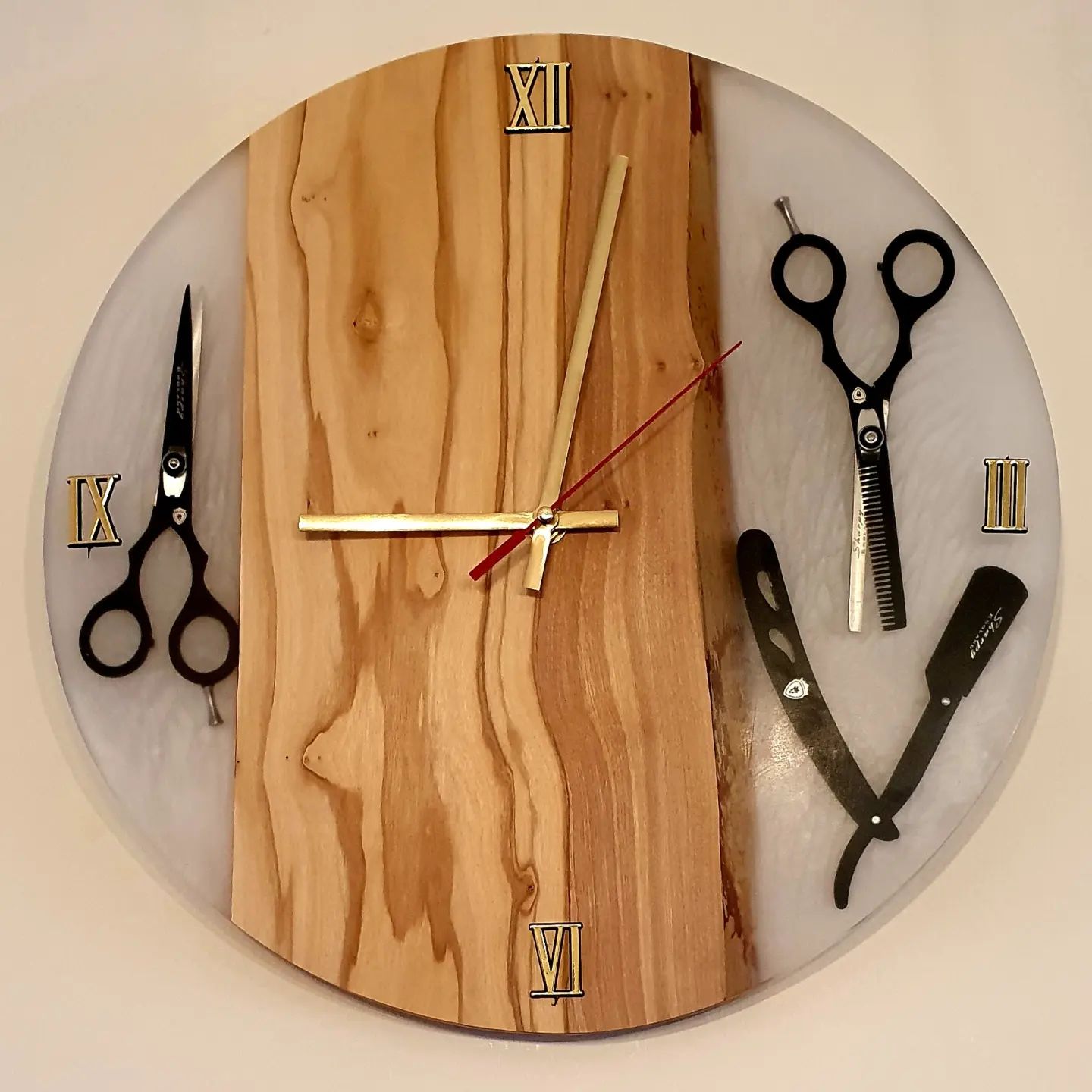 Custom Handmade Wall Clock (Made to order )