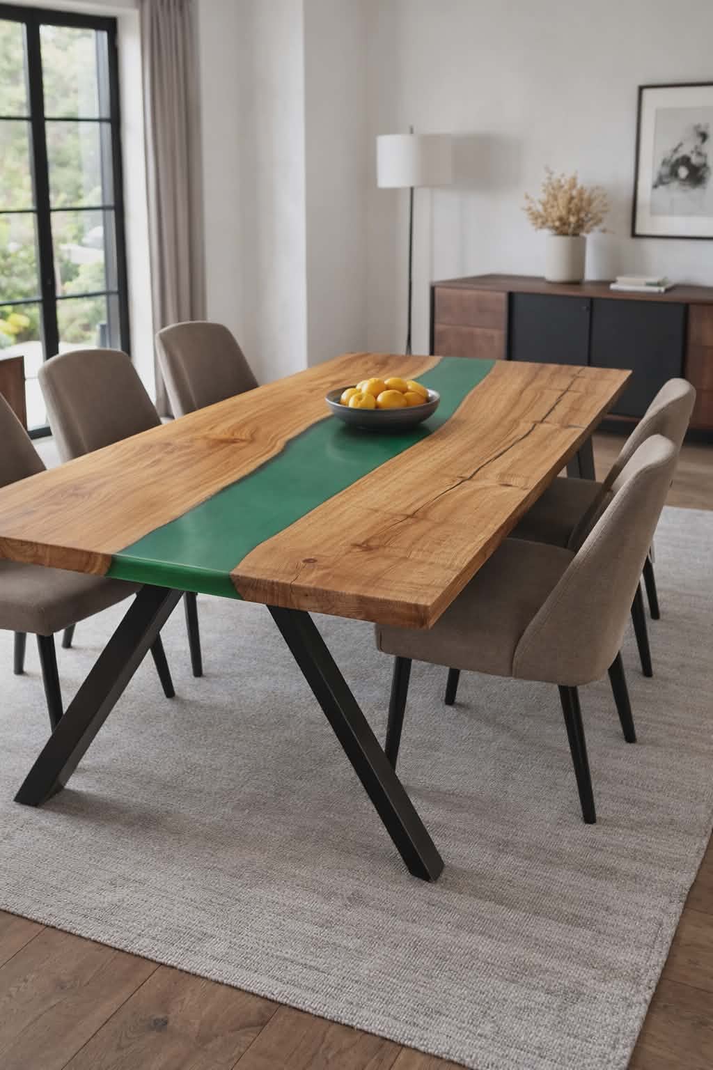 Custom Epoxy Resin Table / Handmade Wood River Table ( Made to Order )