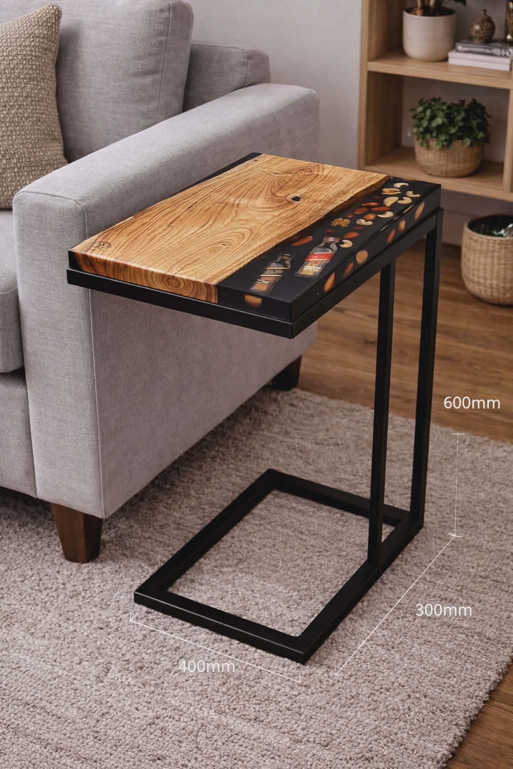 Custom Epoxy Resin Table / Handmade Wood River Table ( Made to Order )